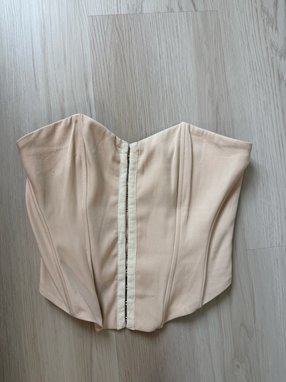 Princess Polly Beige Strapless Corset Top